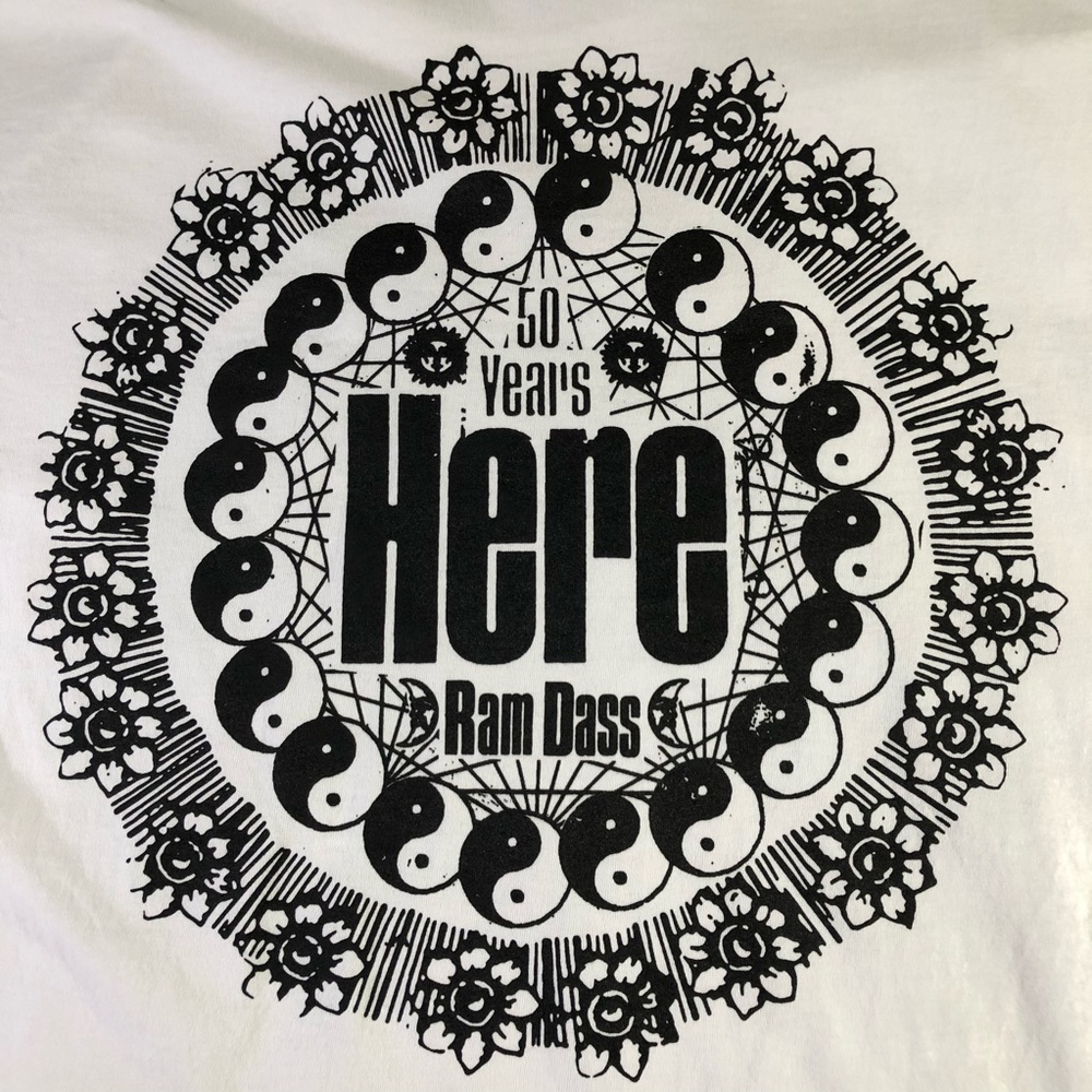 Online Ceramics Ram Dass Consciousness Equals Yin Yang Be Here Now T Shirt XL - Picture 8 of 10